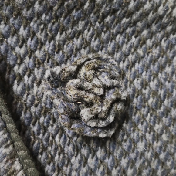 Avoca The Mill Coat Womens Size 4 Quality Piece Blue 70% Wool EUC - Picture 3 of 5